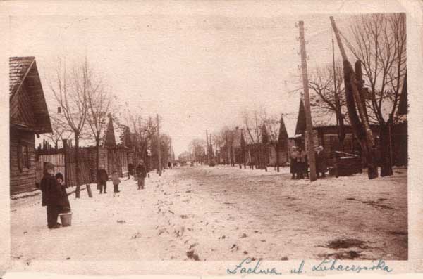 zdjęcie miejscowości Łachwa z 1926 roku